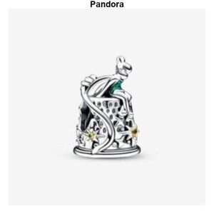 Pandora Silver and Gold Charm Bracelet